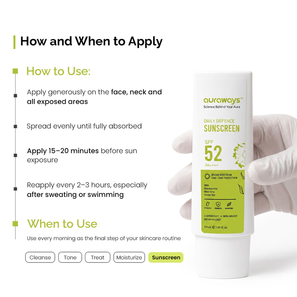 DAILY DEFENCE SUNSCREEN (SPF 52 PA++++)